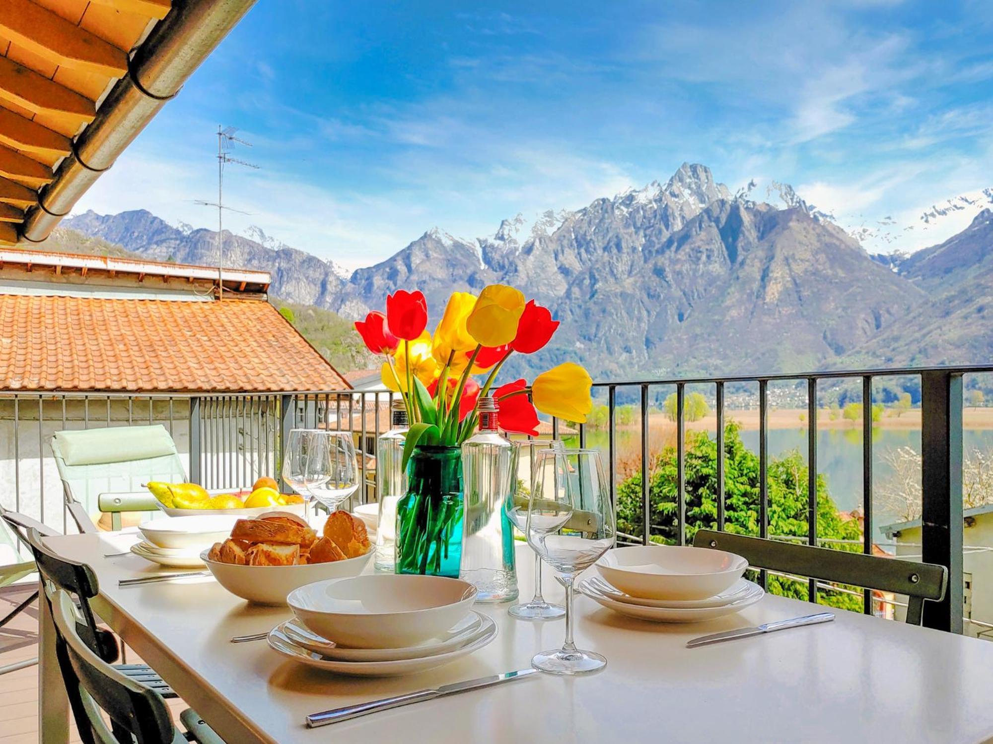 Dascio Dolce Ferienwohnung Panorama Balkon Am See Экстерьер фото